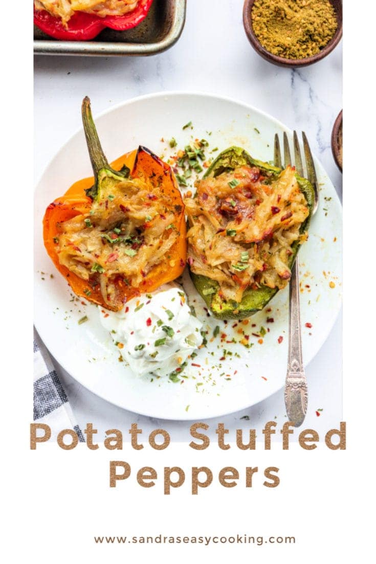 Potato Stuffed Peppers Sandra's Easy Cooking Side Dish Recipes