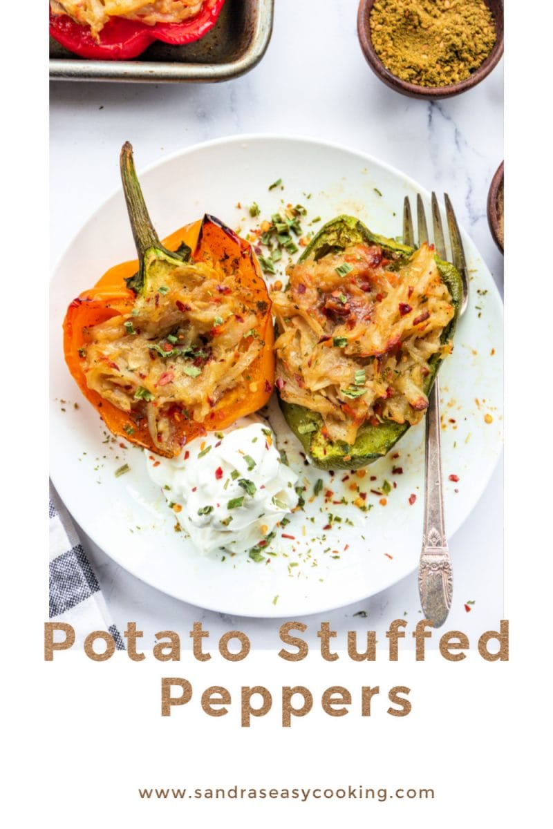 Potato Stuffed Peppers Sandra's Easy Cooking Side Dish Recipes