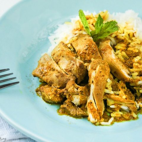 Caribbean Chicken Curry with Rice