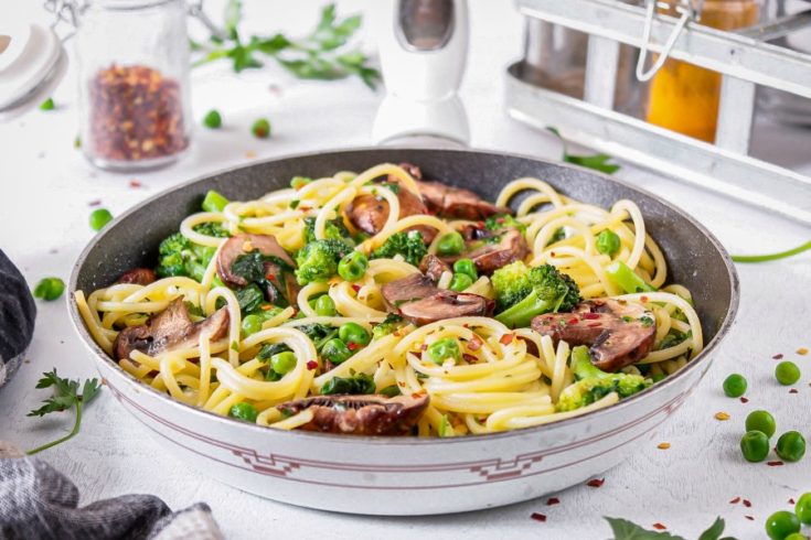 Green Vegetable Summer Spaghetti Recipe