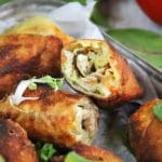 Smoked Turkey and Cheese Fried Egg Rolls