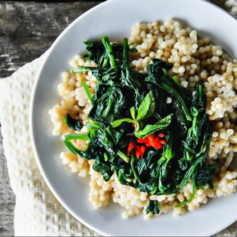 Couscous with Spinach