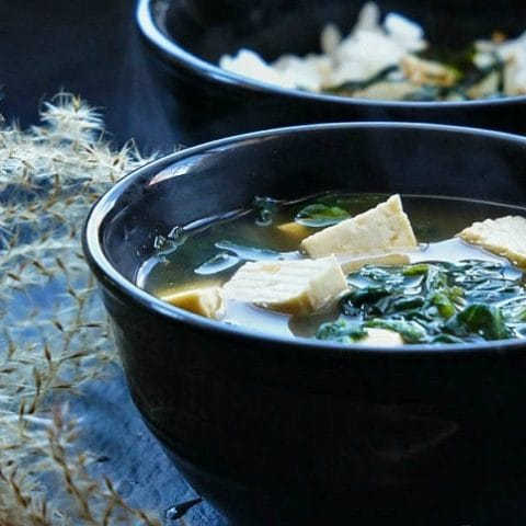 Spinach and Tofu Soup