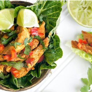 Thai Chicken Lettuce Cups