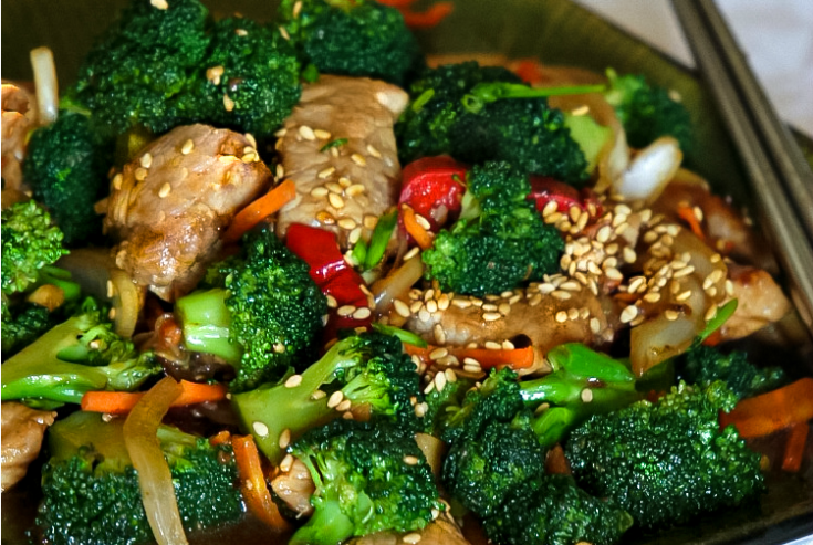 Broccoli and Pork Tenderloin Stir-Fry