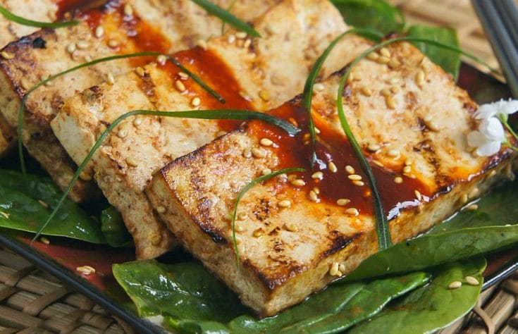 Grilled Marinated Tofu