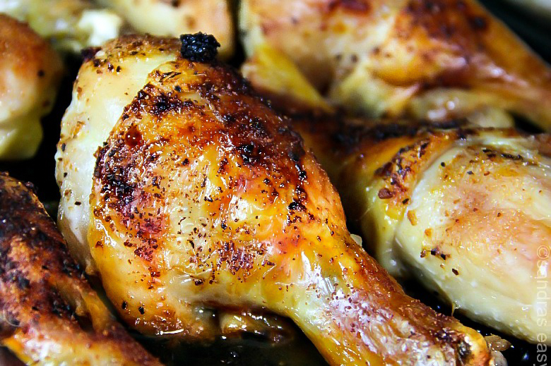 What temperature should you cook chicken legs in the oven Marinated Baked Chicken Drumsticks Recipe Sandra S Easy Cooking