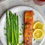 Soy Sauce Marinated Salmon 