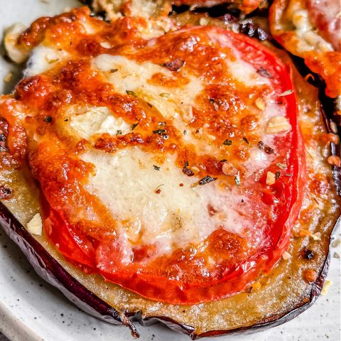 Crustless Eggplant Pizza