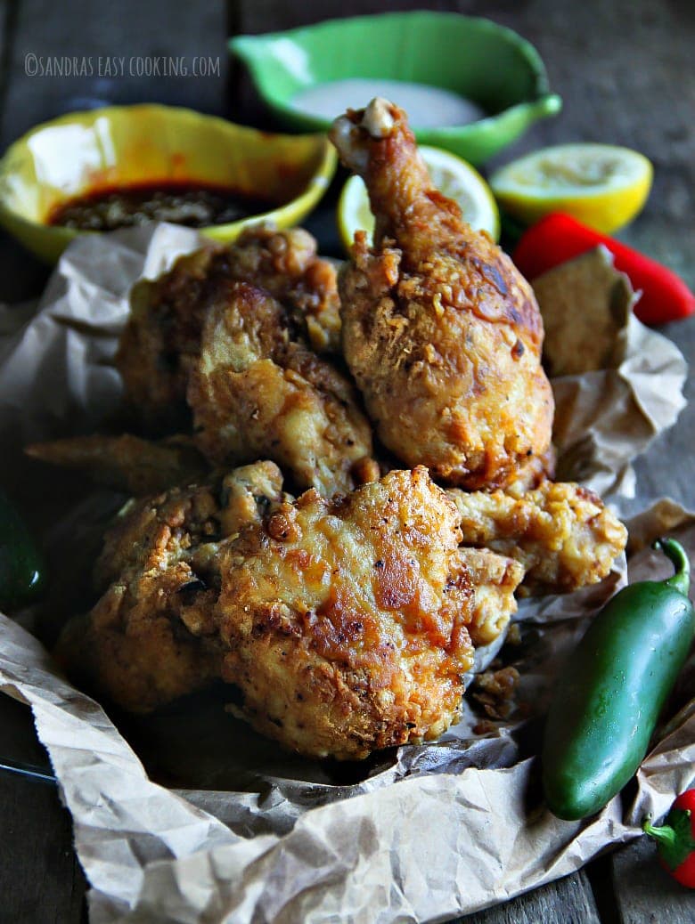 Double Fried Chicken Sandra's Easy Cooking CHICKEN RECIPES