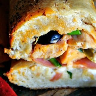 Grilled Chicken and Ham Sandwich