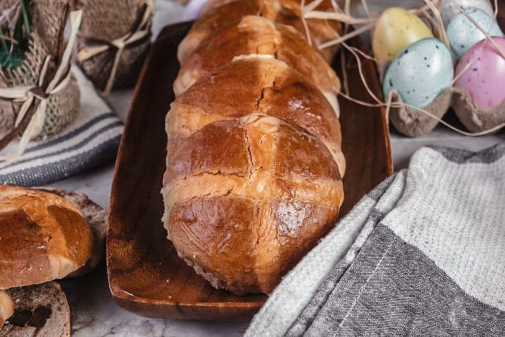 Hot Cross Buns with Chocolate