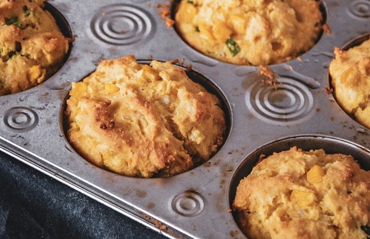 Gluten Free Corn Muffins with Scallions