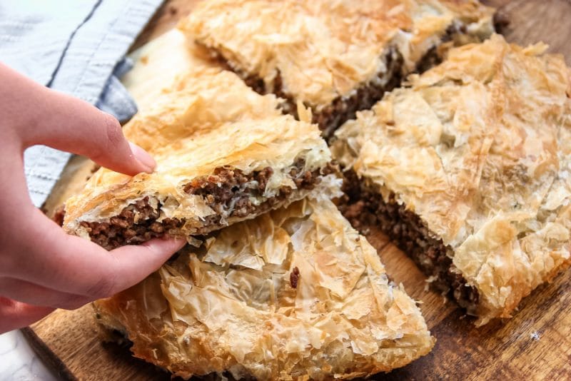 Phyllo Meat Pie Pastry — Bakery Style Burek Sandra's Easy Cooking