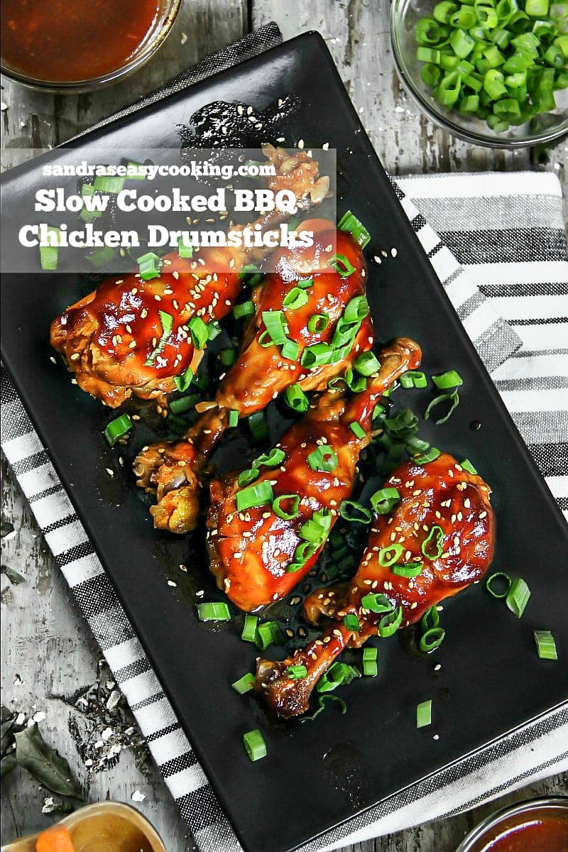 Slow Cooked BBQ Chicken Drumsticks Sandra's Easy Cooking