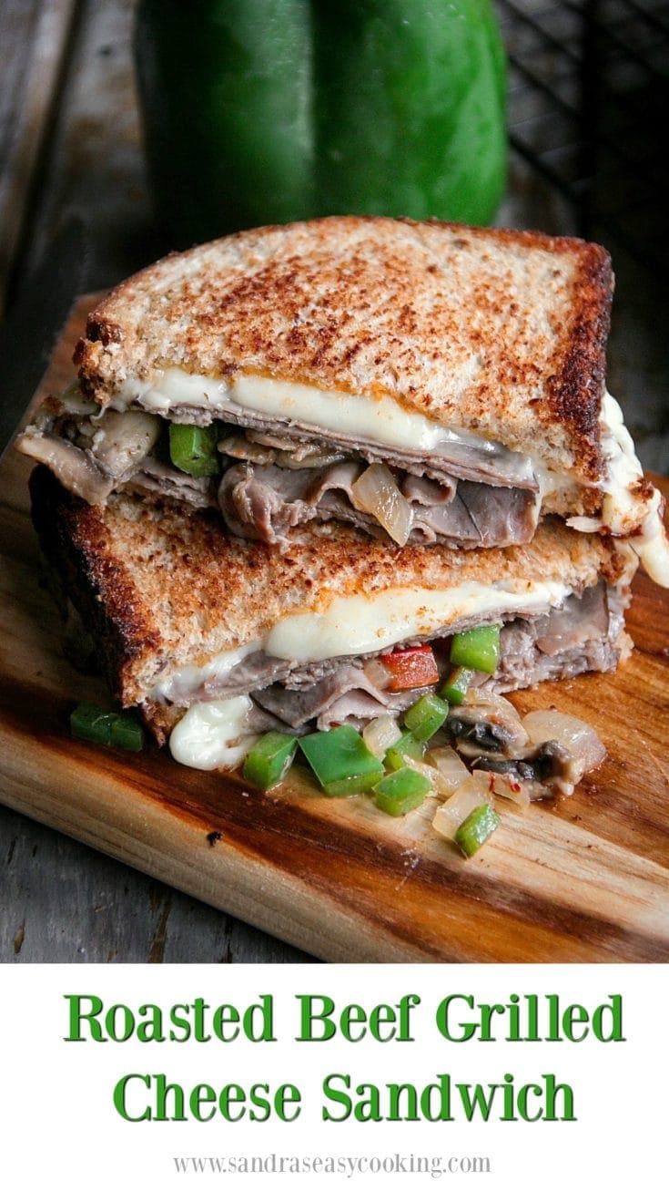 Roasted Beef Grilled Cheese Sandwich Sandra's Easy Cooking Recipes
