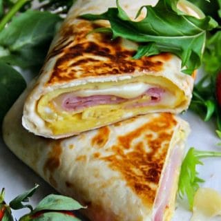 Egg, Cheese and Ham Wrap
