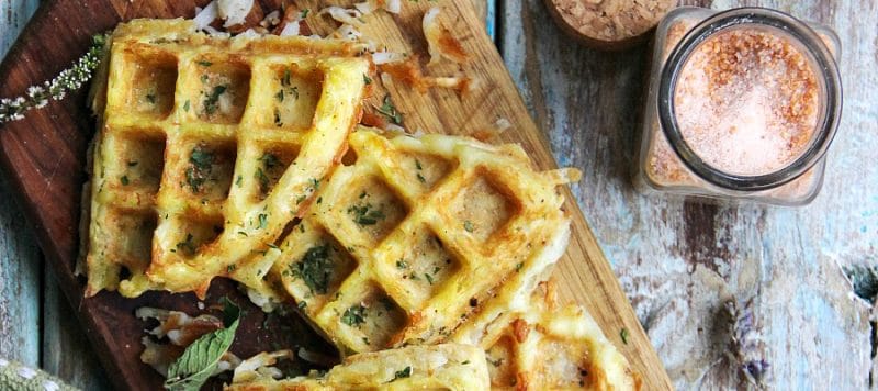 how to make potato waffles without a waffle maker