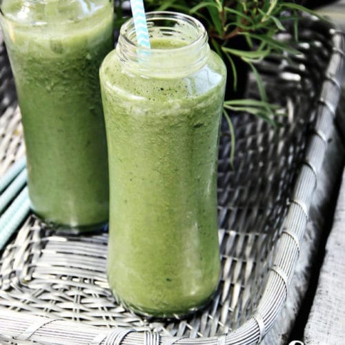 Kale, Banana and Pineapple Smoothie Sandra's Easy Cooking