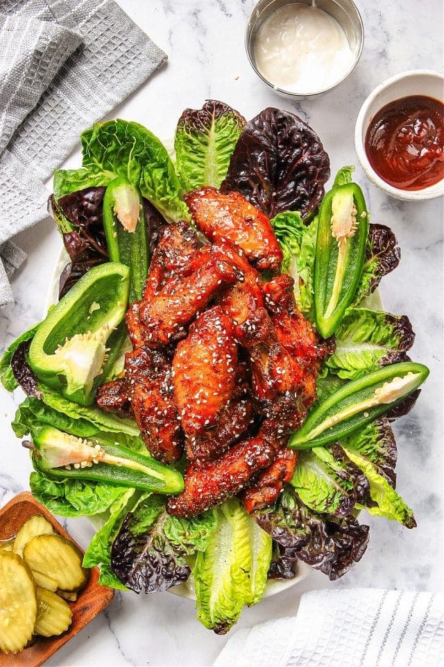 Spicy Baked BBQ Chicken Wings