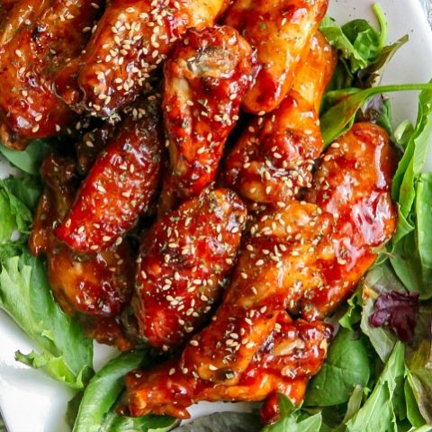 Spicy Baked BBQ Chicken Wings