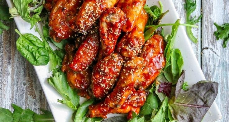 Spicy Baked BBQ Chicken Wings