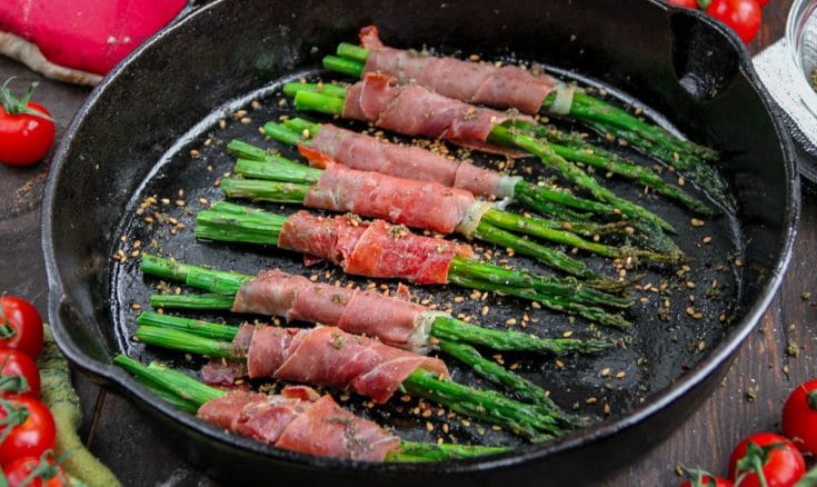 Asparagus Wrapped with Prosciutto