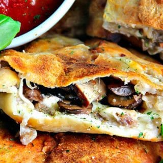 Italian Sausage and Mushroom Calzone