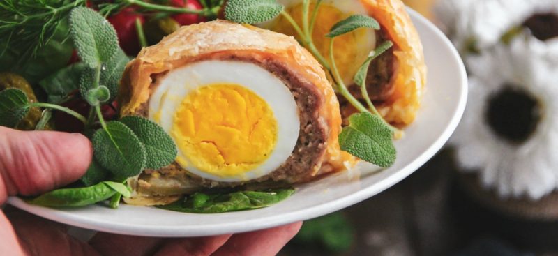 Scotch Egg Puff Pastry