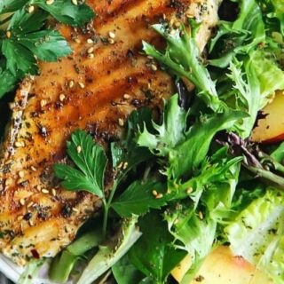 Thai Chili Grilled Chicken with Salad