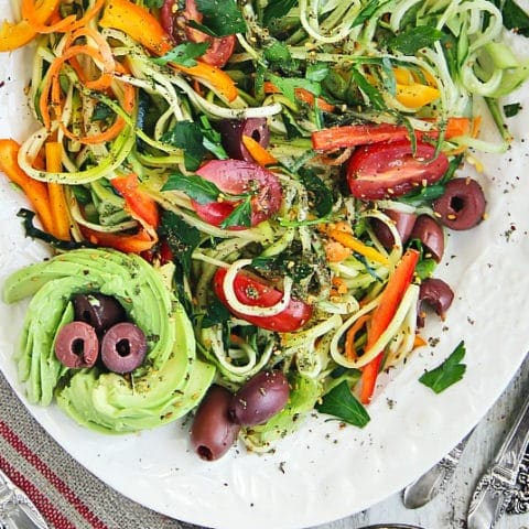 Zesty Zoodle Salad