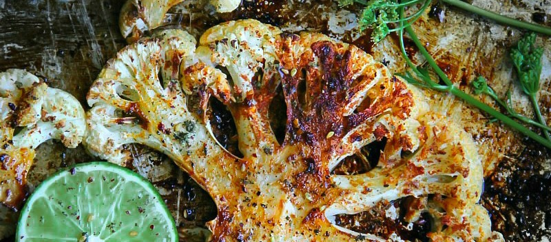 Oven-Roasted Thai Cauliflower Steaks