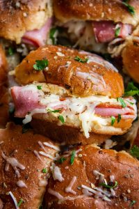 Ham and Cheese Skillet Sliders Recipe