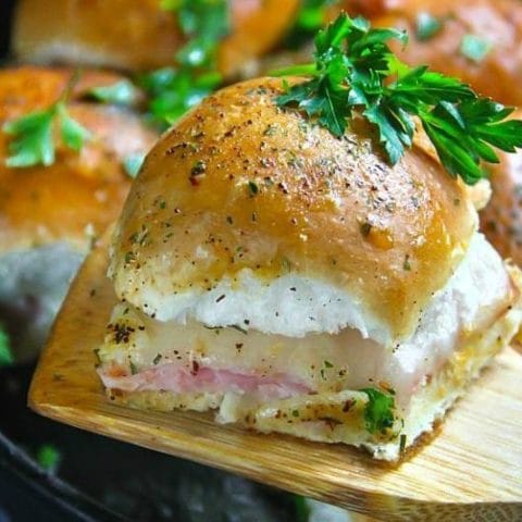 Ham and Cheese Skillet Sliders