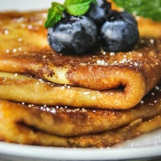 Crepes with Sweet Cocoa Coconut Sauce