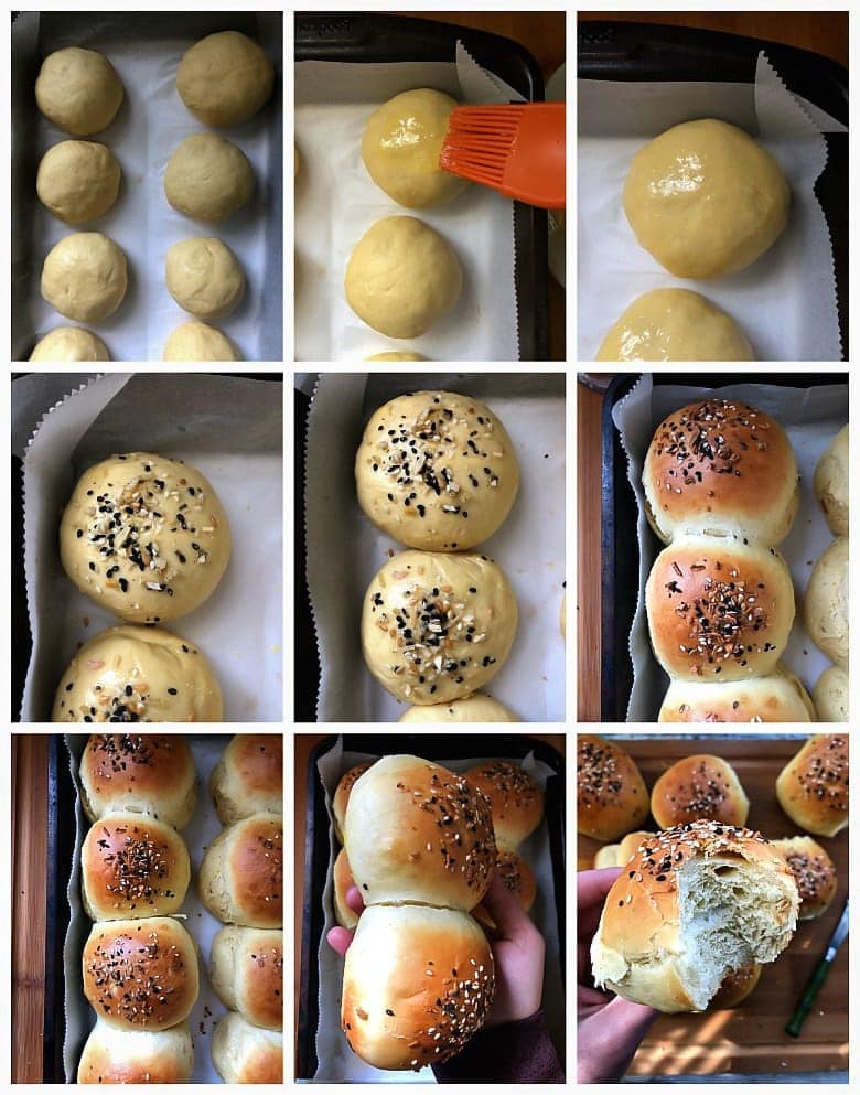 Baking rolls