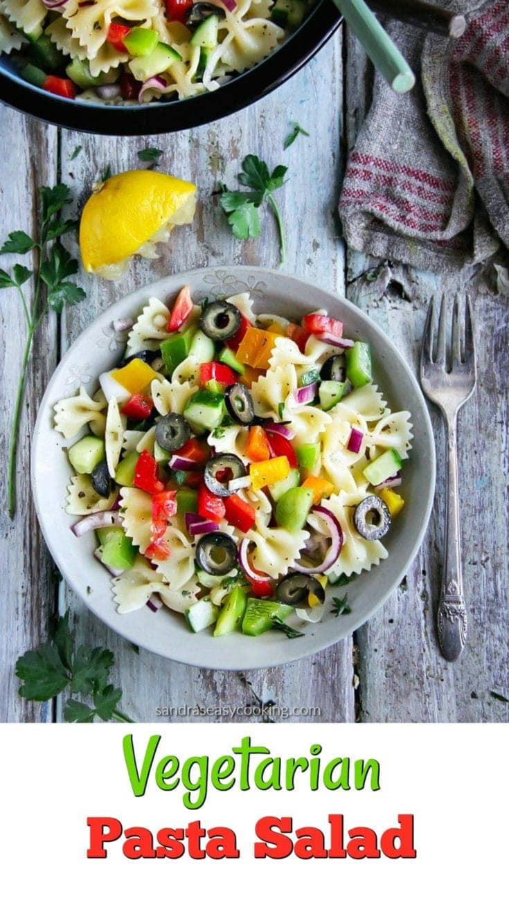 VEGETARIAN PASTA SALAD RECIPE SANDRA S EASY COOKING
