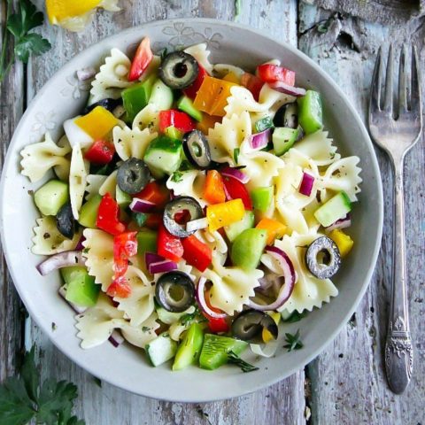 Vegetarian Pasta Salad