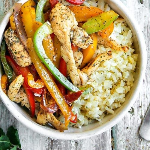 Chicken Fajita Bowl Sandra's Easy Cooking Dinners