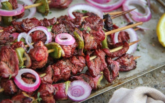 Asian Beef Skewers