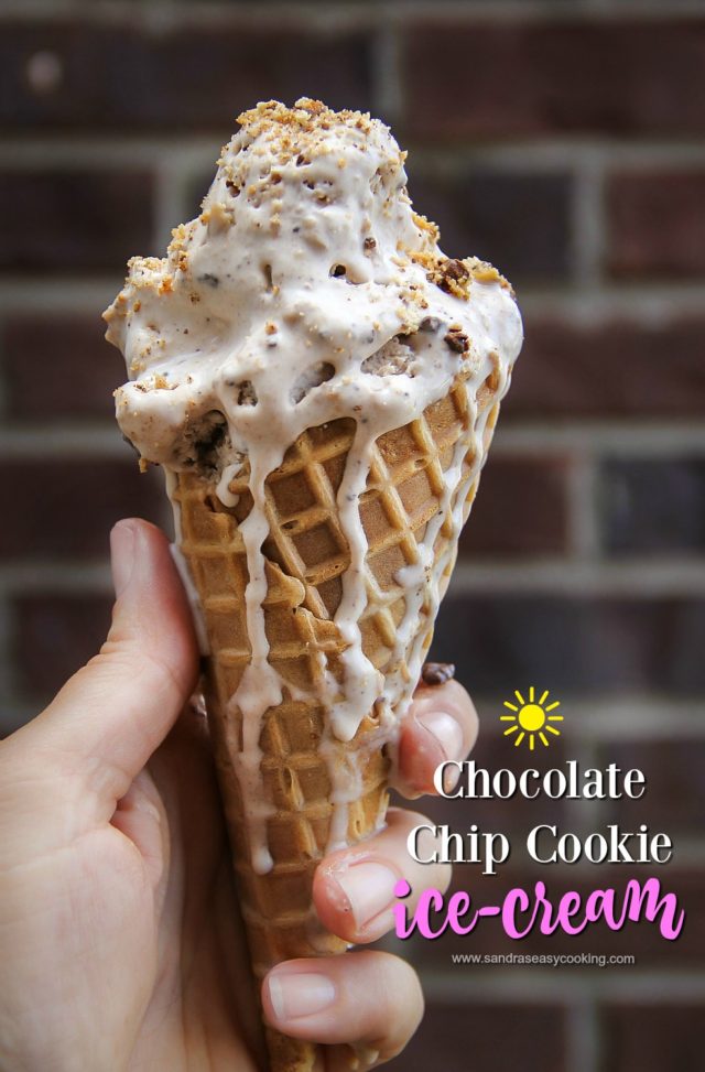 Chocolate Chip Cookie Ice Cream & Ice-Cream Sandwiches