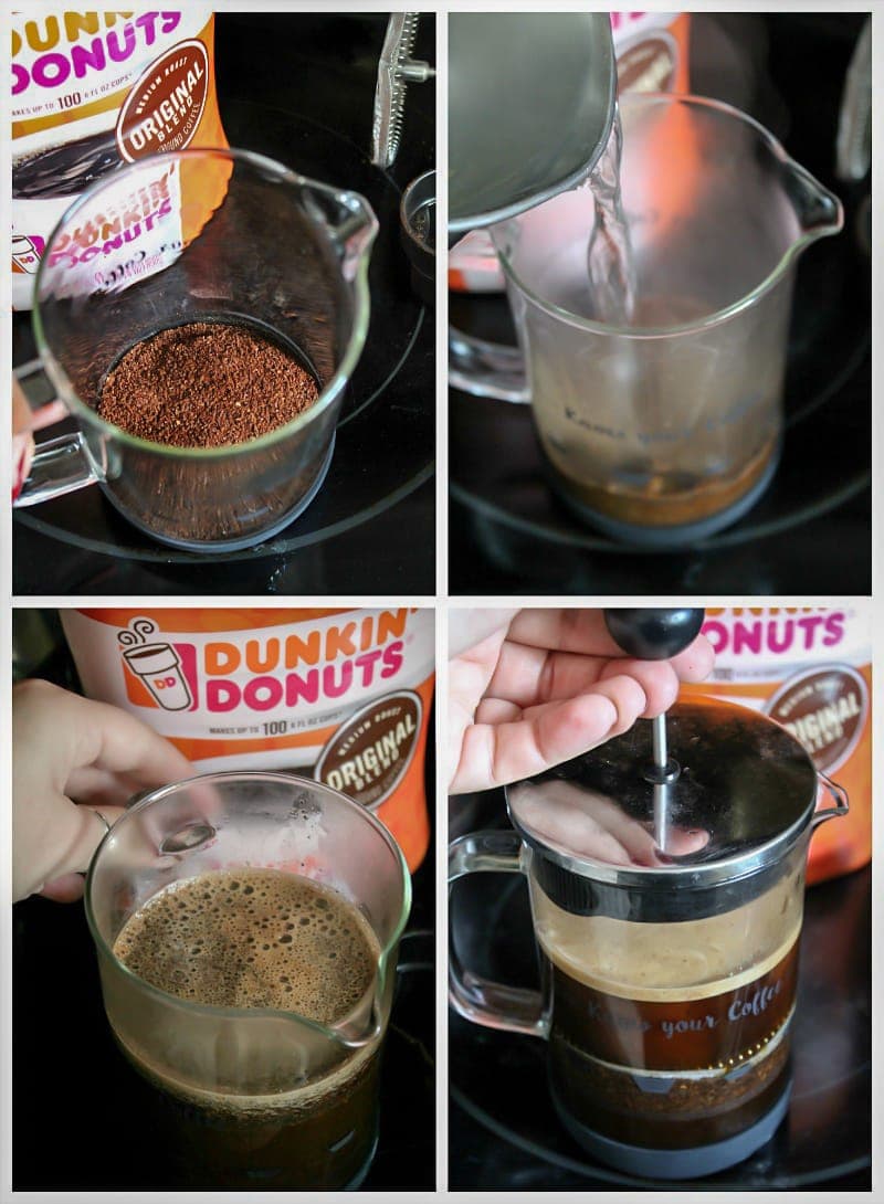French Press Dunkin' Donuts® Original Blend Coffee Sandra's Easy Cooking