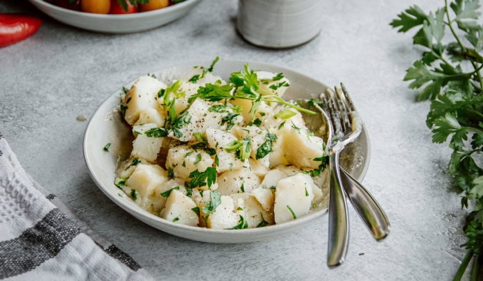 Boiled Potatoes with Butter and Parsley