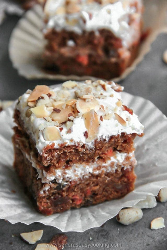 Carrot Cake Bars with Cream Cheese Frosting