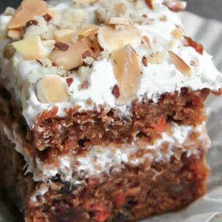Carrot Cake Bars with Cream Cheese Frosting