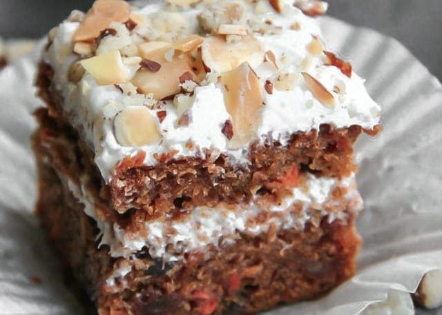 Carrot Cake Bars with Cream Cheese Frosting