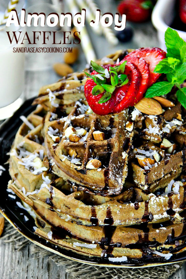 Waffles are such a simple and quick, yet delightful treat to make. I absolutely love using coconut butter or oil because it is healthy as well as delicious, but also it enchants the flavor and aroma. 