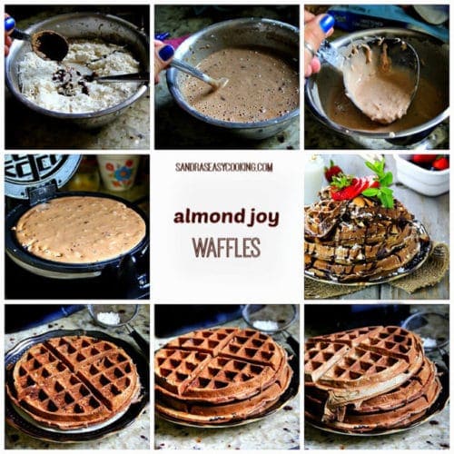 Almond Joy Waffles Sandra's Easy Cooking