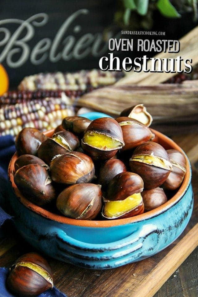 Oven Roasted Chestnuts Recipe Sandra's Easy Cooking Snack Recipes