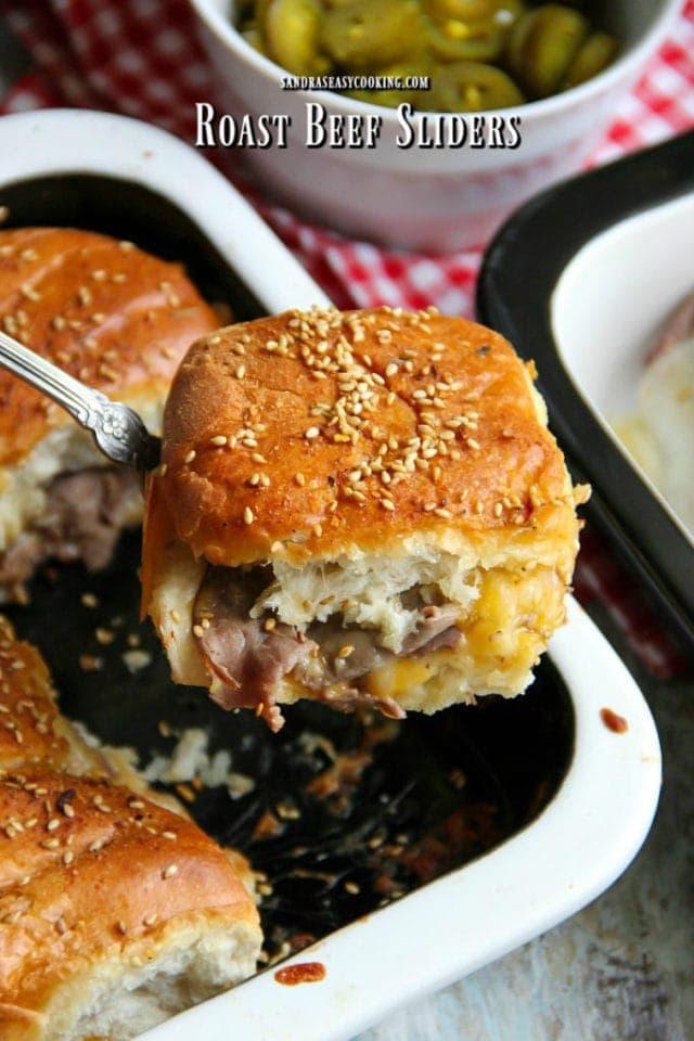 Roast Beef Sliders Sandra's Easy Cooking Sandwich Recipes